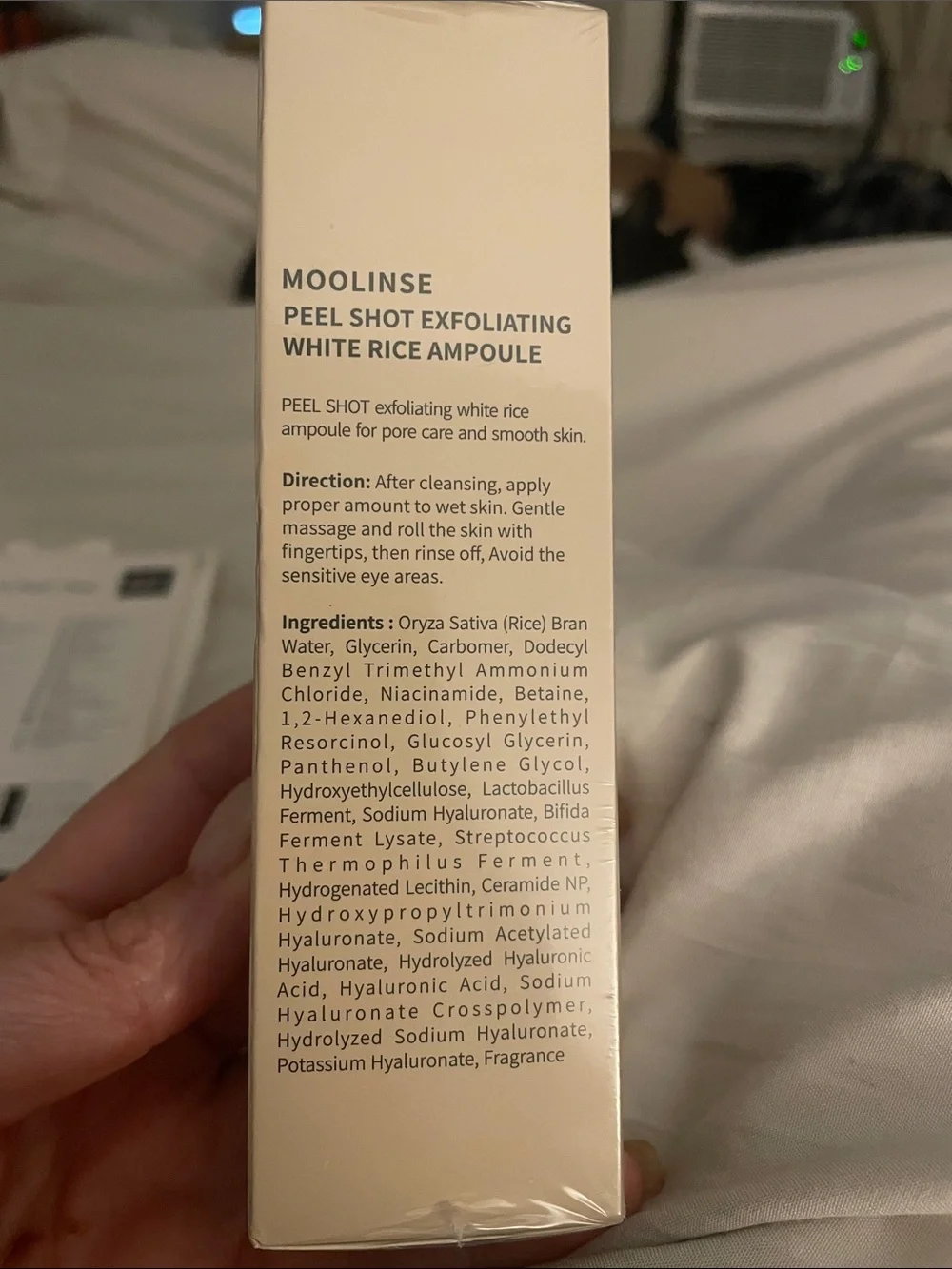 Moolinse exfoliant rice